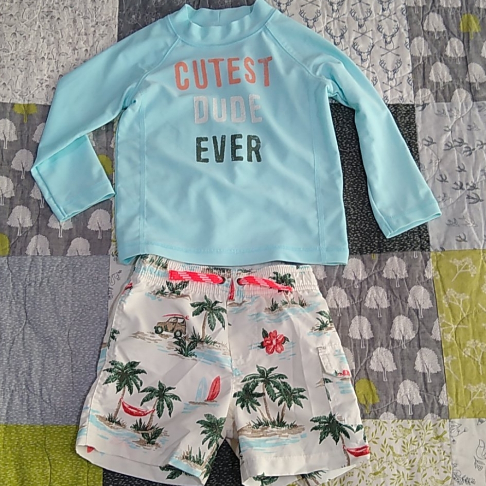 Carter's swim set, surfing, beach